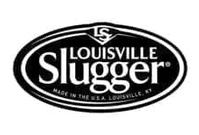 A black and white logo for louisville slugger.