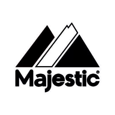 Majestic Brand Logo in Black and White Color